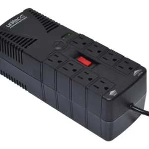 Regulador De Voltaje Automático Unitec U-1200 8 Tomas 1200va