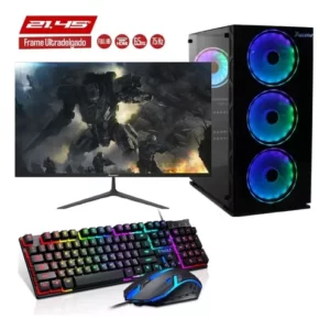 Torre Cpu Gamer Core I3 10100 Gpu 2g Hdmi 1tb 16gb Led 22 Pc