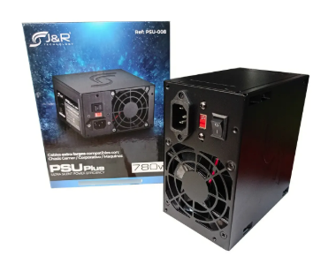 Fuente De Poder Para Pc J&r Psu 008 780w Cables Extra Largos