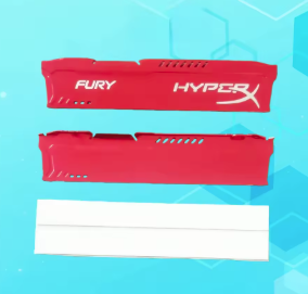 Disipador de Calor para Memoria RAM de Escritorio TISHRIC DDR5 DDR4 DDR3 DDR2 DDR1, Enfriador de Memoria de Computadora de Aleación de Aluminio con Almohadilla Térmica