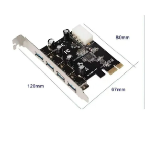 Tarjeta Pci Express A Usb 3.2 X4 Puertos Usb Pci-e +sata - Imagen 3